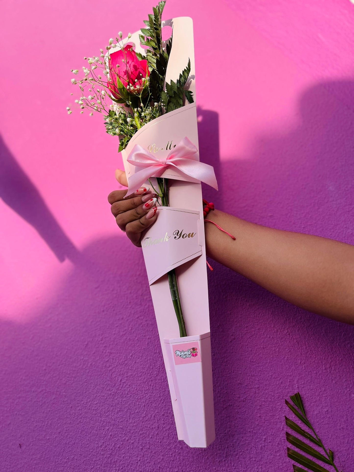 Pink Rose Carried Away