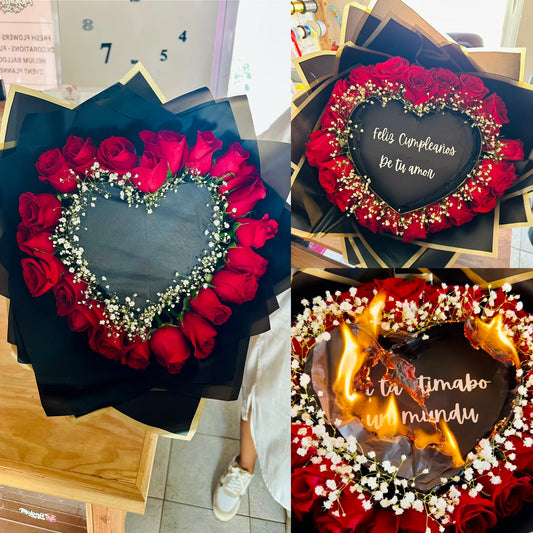 Burning Bouquet - Black