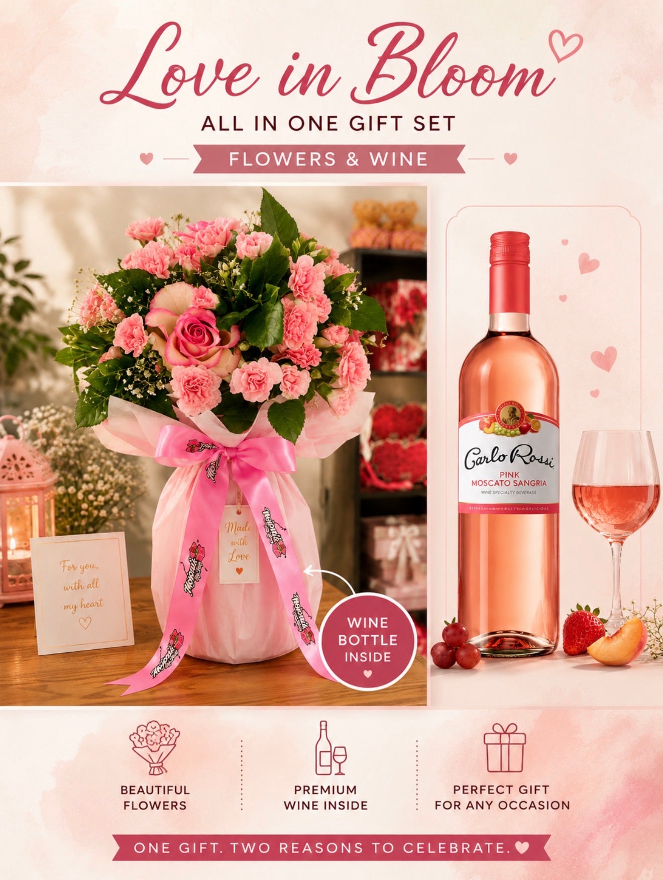 Wine & Flowers