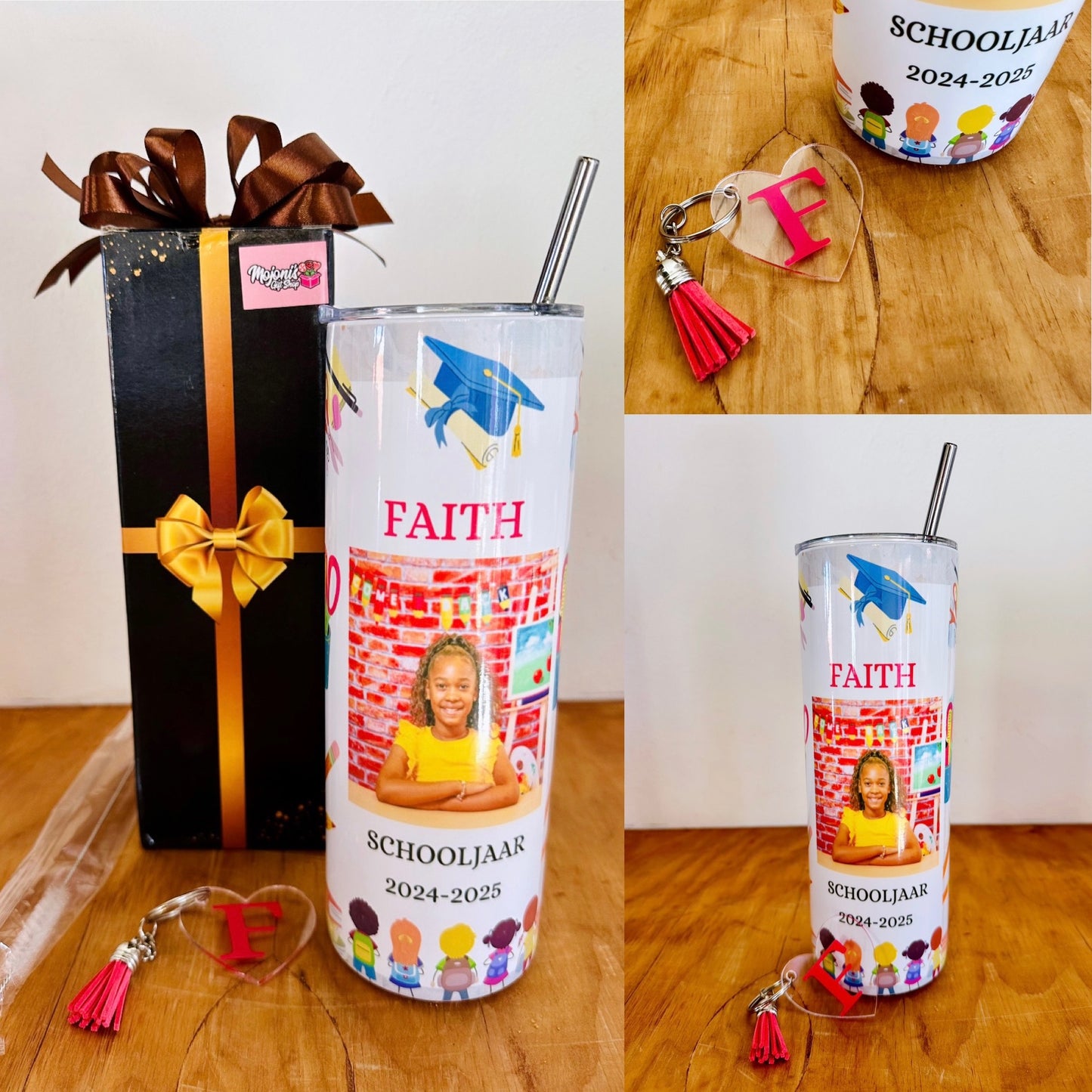 Tumbler & Keychain Set ~ Back To School