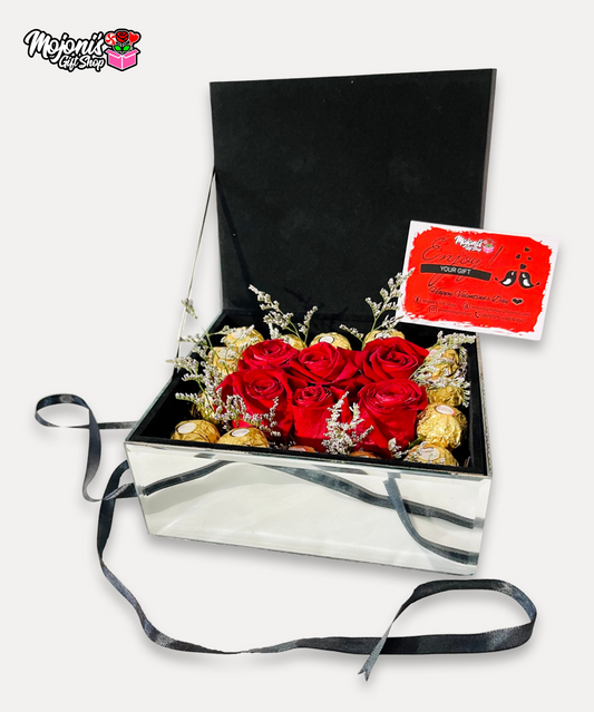Red Roses in a Mirror